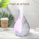 200ml Ultraschall Luftbefeuchter Aroma Ätherisches Öl Diffusor 7 Farben LED Nachtlicht Kühler Nebel-Macher, UK-Stecker, EU-Stecker