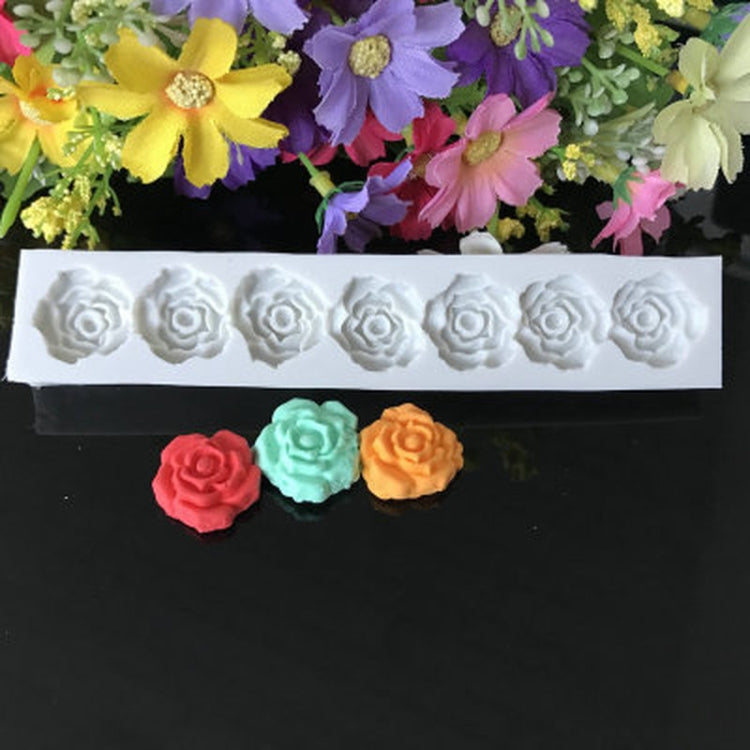Rosenblüten-Silikonform, Fondant-Kuchen-Dekorationswerkzeuge, Backwerkzeuge, Rosenblütenform