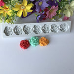 Rosenblüten-Silikonform, Fondant-Kuchen-Dekorationswerkzeuge, Backwerkzeuge, Rosenblütenform