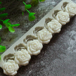 Rosenblüten-Silikonform, Fondant-Kuchen-Dekorationswerkzeuge, Backwerkzeuge, Rosenblütenform