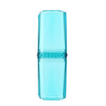 2-in-1 Reise-Waschset Multifunktions-Reisewaschbecher Zahnpasta Zahnbürste Split-Flasche Aufbewahrungsbox