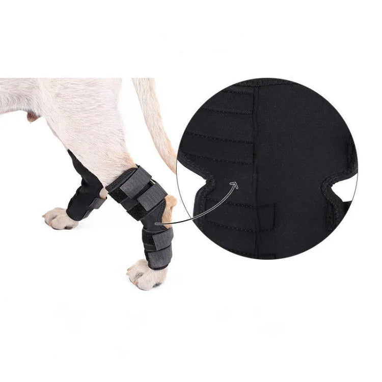 DogLemi PD60041 Hunde-Sprunggelenkbandage, unterstützt die Hinterbeine von Hunden, Kompressionsbandage zum Schutz von Wunden und Verletzungen, Größen: S, M, L, XL