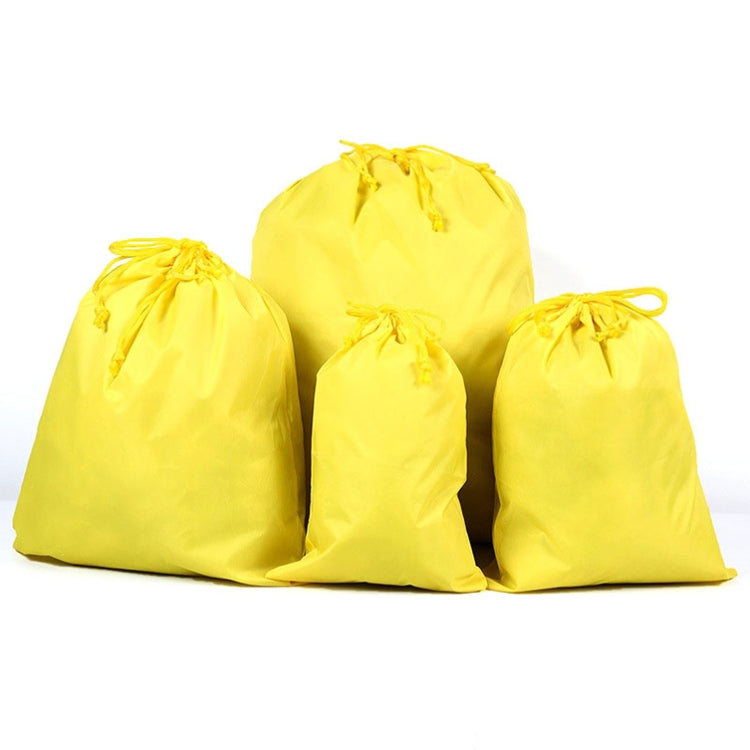 4-in-1 tragbare, wasserdichte Reisetasche aus Nylon mit Kordelzug, Kleidersack, 20 cm x 30 cm, 27 cm x 34 cm, 34 cm x 39 cm, 46 cm x 57 cm