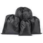 4-in-1 tragbare, wasserdichte Reisetasche aus Nylon mit Kordelzug, Kleidersack, 20 cm x 30 cm, 27 cm x 34 cm, 34 cm x 39 cm, 46 cm x 57 cm