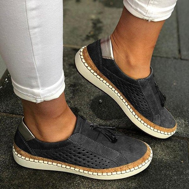 Atmungsaktive Sneakers Damen Ballerinas, 35, 36, 37, 38, 39, 40, 41, 42, 43