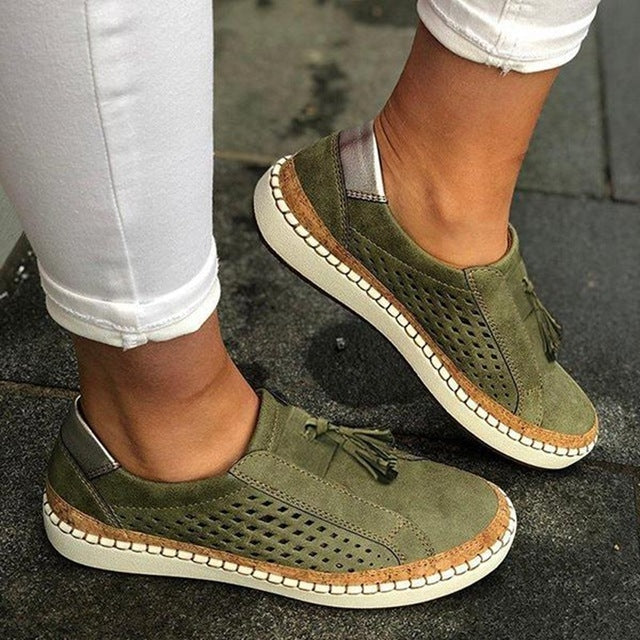 Atmungsaktive Sneakers Damen Ballerinas, 35, 36, 37, 38, 39, 40, 41, 42, 43
