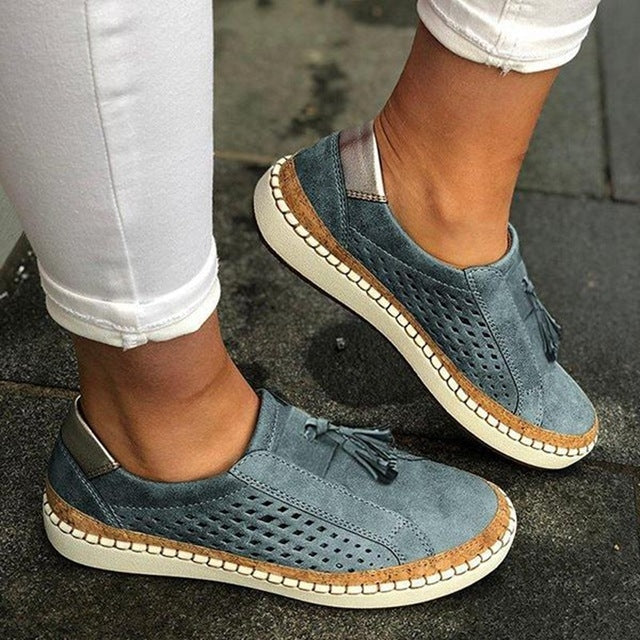 Atmungsaktive Sneakers Damen Ballerinas, 35, 36, 37, 38, 39, 40, 41, 42, 43
