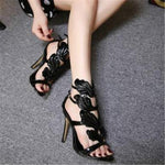Metal Wings dünne High Heel Damenschuhe, 35, 36, 37, 38, 39, 40