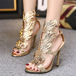 Metal Wings dünne High Heel Damenschuhe, 35, 36, 37, 38, 39, 40