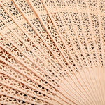 Fächer im antiken Stil, duftendes Holz, Faltfächer, Tanzfächer, massiver Handwerksfächer, Größe: 8 Zoll, 8 Zoll
