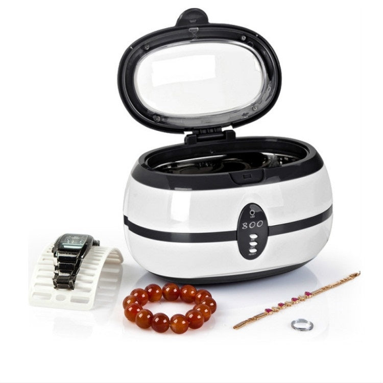 VGT-800 600ml Geräuscharmer Staubsauger Ultraschallreiniger mit SUS304 Tank für Zuhause Schmuck Brille Uhr, UK-Stecker, EU-Stecker, US-Stecker