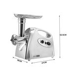 MGB -120A 250W Elektrischer Multifunktions-Fleischwolf aus Edelstahl für den Haushalt, Wurstfüllmaschine, MGB -120A Schwarz