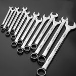 TUOSEN Manuelles Hardware-Werkzeug Öffnungs Pflaumenblüten-Dual-Verwendungs-Schlüsselsatz, 10 in 1, 12 in 1, 14 in 1, 15 in 1