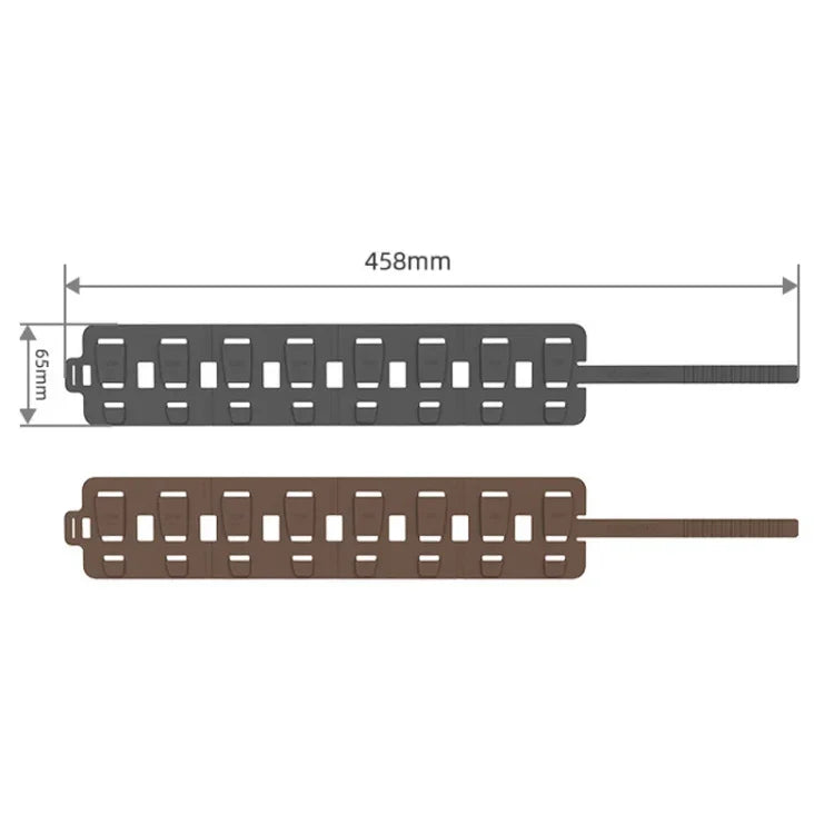 Sunnylife MM3-SN443 Propellerblätter für Mini 3 Pro + faltbare Silikon-Aufbewahrungstasche, dreifarbige + graue Tasche, dreifarbige + braune Tasche