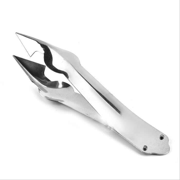 3 PCS Edelstahl Anti-Rutsch-Spitze Offene Klinge Ananasclip Fruchtausstecher, 13,5×3,5cm Endloser Stahlnagel