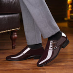 Spitze Business-Herren-Lederschuhe glänzend, 38, 39, 40, 41, 42, 43, 44, 45, 46, 47, 48