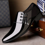 Spitze Business-Herren-Lederschuhe glänzend, 38, 39, 40, 41, 42, 43, 44, 45, 46, 47, 48