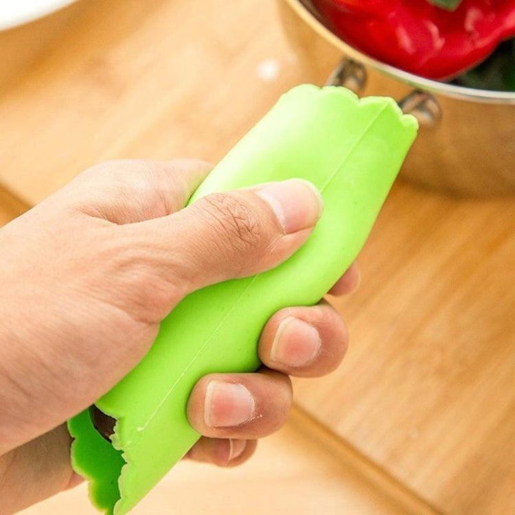 2 STÜCK Küchenschäler Knoblauchpresse Knoblauchschäler verletzt die Hand nicht Silikon Knoblauchschäler, Grün, Rot, Blau