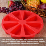 DIY Silikon-Achtpunkt-Dreiecksform Silikon-Kuchenform Backwerkzeug, zufällige Farblieferung, Achtpunkt-Dreiecksform