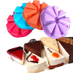 DIY Silikon-Achtpunkt-Dreiecksform Silikon-Kuchenform Backwerkzeug, zufällige Farblieferung, Achtpunkt-Dreiecksform