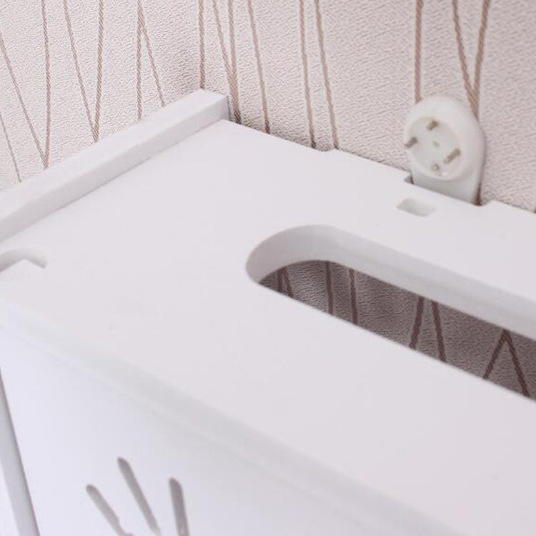 WLAN-Routerbox, PVC, Wandmontage, Regal, Hängebrett, Halterung, Aufbewahrungsbox, 41x23x8,5cm