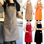 Leinenschürze Milchtee Kaffeebar Backrestaurant Mode Herren und Damen Overalls