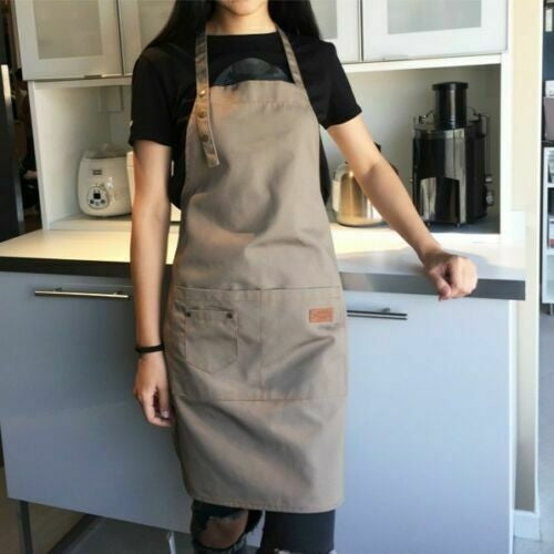 Leinenschürze Milchtee Kaffeebar Backrestaurant Mode Herren und Damen Overalls
