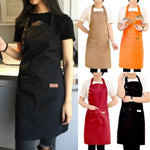 Leinenschürze Milchtee Kaffeebar Backrestaurant Mode Herren und Damen Overalls