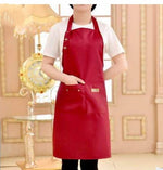 Leinenschürze Milchtee Kaffeebar Backrestaurant Mode Herren und Damen Overalls