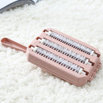 Handteppichkehrer Bürste Sofa Bett Tierhaare Schmutz Krümel Schmutz Fell Reiniger Roller Reinigungswerkzeuge, zufällige Farbauswahl, zweireihige Bürste, dreireihige Bürste