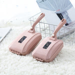 Handteppichkehrer Bürste Sofa Bett Tierhaare Schmutz Krümel Schmutz Fell Reiniger Roller Reinigungswerkzeuge, zufällige Farbauswahl, zweireihige Bürste, dreireihige Bürste
