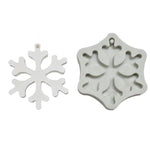 Weihnachts-Backserie DIY Silikonform aus Fondant, Weihnachtsblätter, Weihnachts-Schneeflocke, runde Weihnachts-Schneeflockenform, Weihnachtsbaum