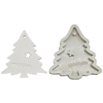 Weihnachts-Backserie DIY Silikonform aus Fondant, Weihnachtsblätter, Weihnachts-Schneeflocke, runde Weihnachts-Schneeflockenform, Weihnachtsbaum