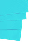 4 Stück / Set Umweltfreundliche wasserdichte waschbare antibakterielle Antifouling-Kühlschrankmatte, Transparentes Weiß, Transparentes Grün, Transparentes Pink, Transparentes Blau, Blau, Grün, Pink