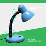 Vintage Eisen LED Schreibtischlampe Druckknopfschalter Augenschutz Leselicht Tischlampen