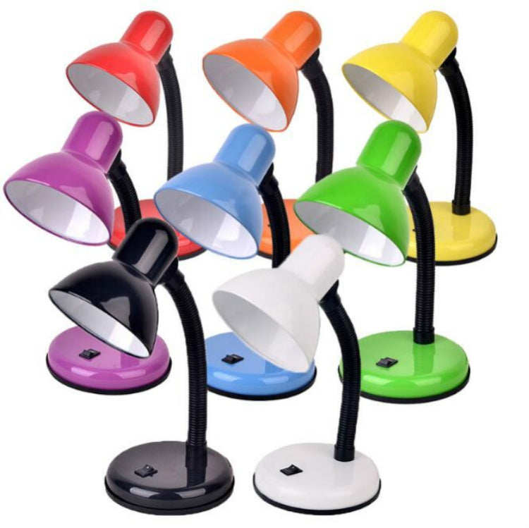 Vintage Eisen LED Schreibtischlampe Druckknopfschalter Augenschutz Leselicht Tischlampen