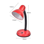 Vintage Eisen LED Schreibtischlampe Druckknopfschalter Augenschutz Leselicht Tischlampen