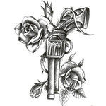 2 Stück modische Einweg-Armtattoo-Aufkleber