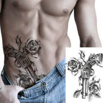 2 Stück modische Einweg-Armtattoo-Aufkleber
