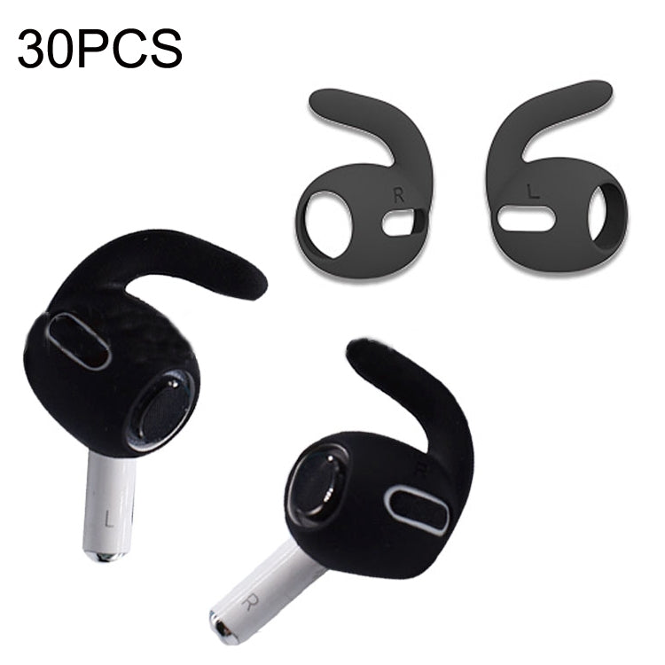 30 Stück Ultra-dünne Ohrhörer-Ohrkappen für Apple Airpods Pro, mit Ohrbügeln