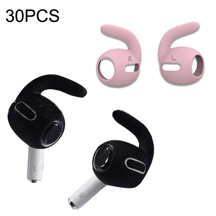 30 Stück Ultra-dünne Ohrhörer-Ohrkappen für Apple Airpods Pro, mit Ohrbügeln