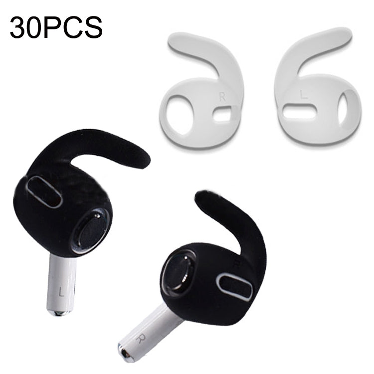 30 Stück Ultra-dünne Ohrhörer-Ohrkappen für Apple Airpods Pro, mit Ohrbügeln