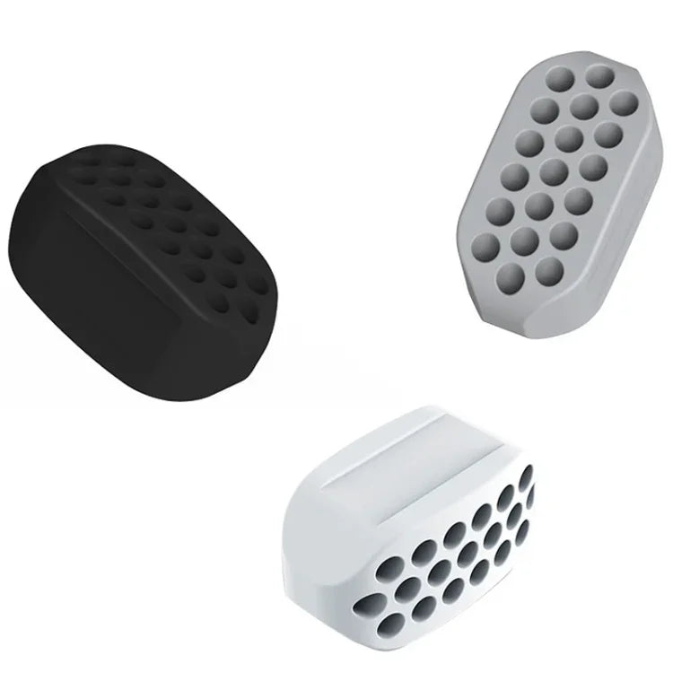 3-teiliges Set Masseterball-Trainer der 4. Generation zur Stärkung der Gesichtsmuskulatur, Silikon-Gesichtsstraffungsgerät, 4. Generation (Weiß), 4. Generation (Schwarz), 4. Generation (Grau)