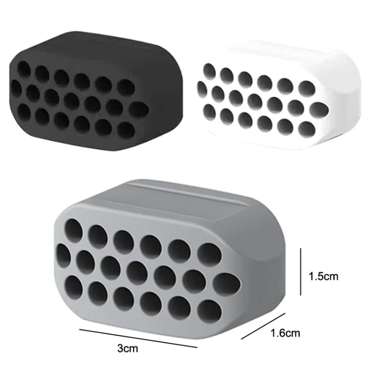 3-teiliges Set Masseterball-Trainer der 4. Generation zur Stärkung der Gesichtsmuskulatur, Silikon-Gesichtsstraffungsgerät, 4. Generation (Weiß), 4. Generation (Schwarz), 4. Generation (Grau)