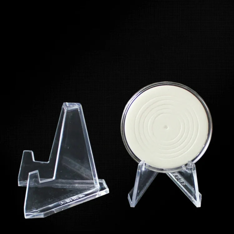 Acryl-Dreifuß-Münzständer Abzeichen-Sammelständer, Dreifuß-Münzständer