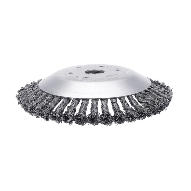 Lawn Mower Twisted Grass Wheel Steel Wire Grass Head Weeding Tray, 6 Inches, 8 Inches
