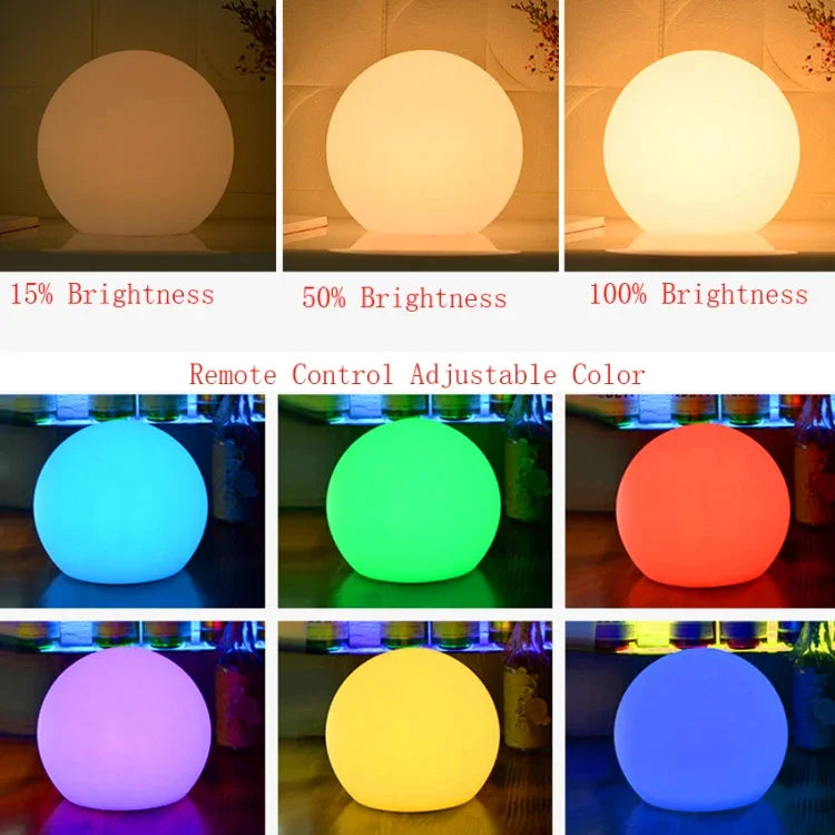 LED Remote Control Dimming Living Room Sofa Floor Lamp Creative Bedroom Bedside Decorative Light, 200mm, 250mm