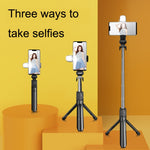 Mini Bluetooth Live Stativ Selfie-Stick, XT02P, XT02S, XT02SP