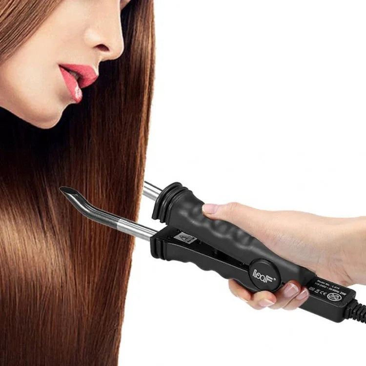 LOOF 100-240V Nano-Haarverlängerung, nahtlose Haarverlängerung, thermostatgesteuerte Haarverlängerung mit EU-Stecker