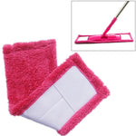 Korallen-Fleece-Kopf, gepolsterter, flacher Ersatz-Haushaltsreinigungs-Wischmopp-Tuchlappen